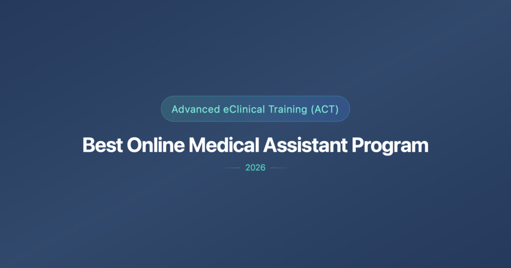 best online medical assistant program clinical training