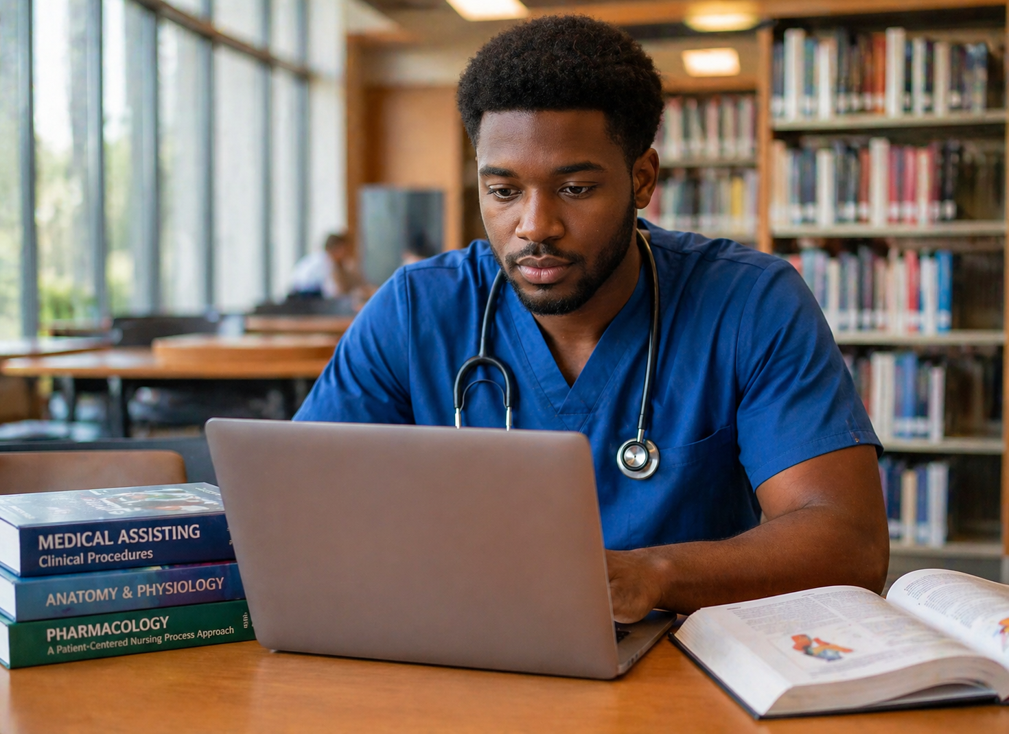 Advanced eClinical Training 2026 pass rate chart showing 97 percent success rate compared to national average and other online medical assistant programs