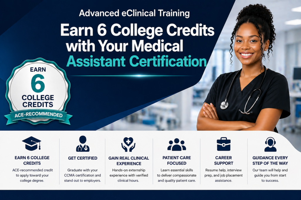 Advanced eClinical Training 6 College Credits Ace-Approved