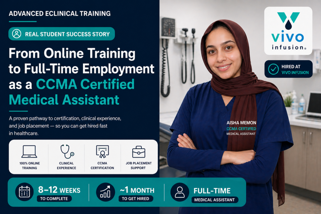 Advanced eClinical Training review medical assistant hired after certification and clinical experience