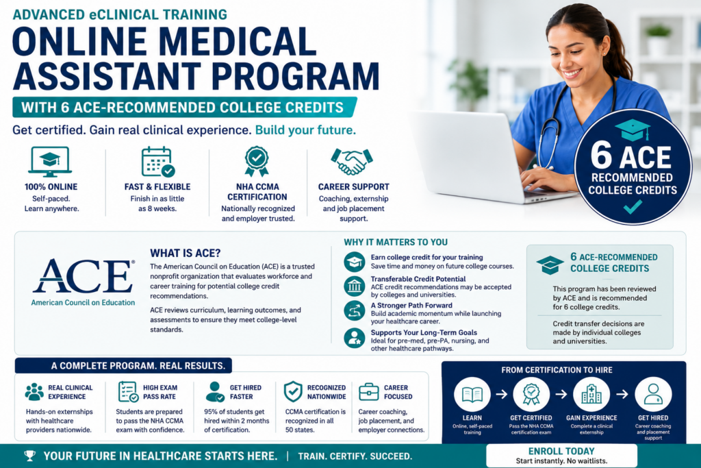 Advanced eClinical Training Online Medical Assistant Program