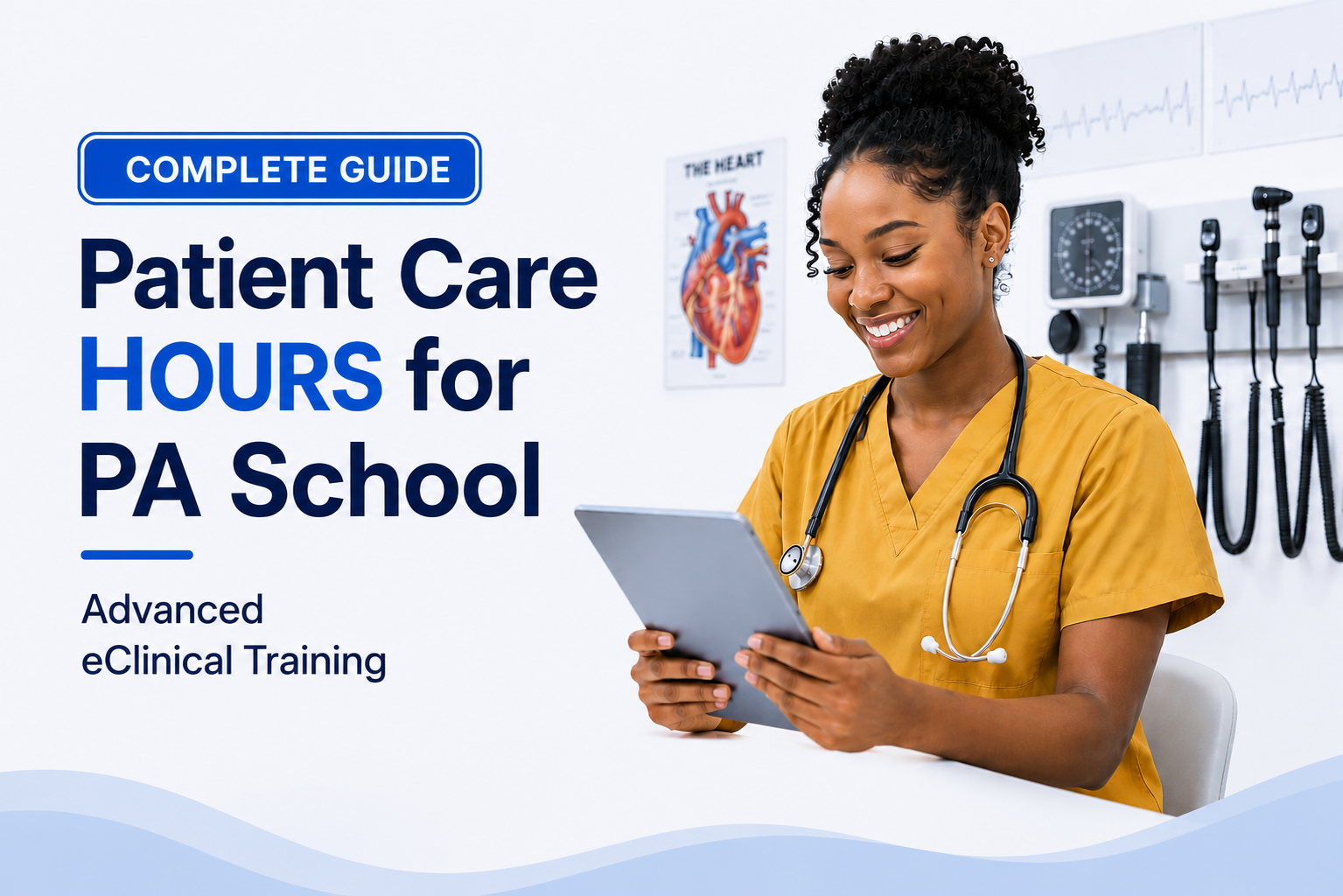 Pre-PA student gaining patient care hours through medical assistant training and clinical experience