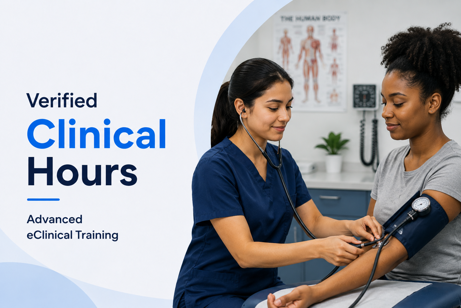 Advanced eClinical Training externship placement for verified clinical experience and patient care hours