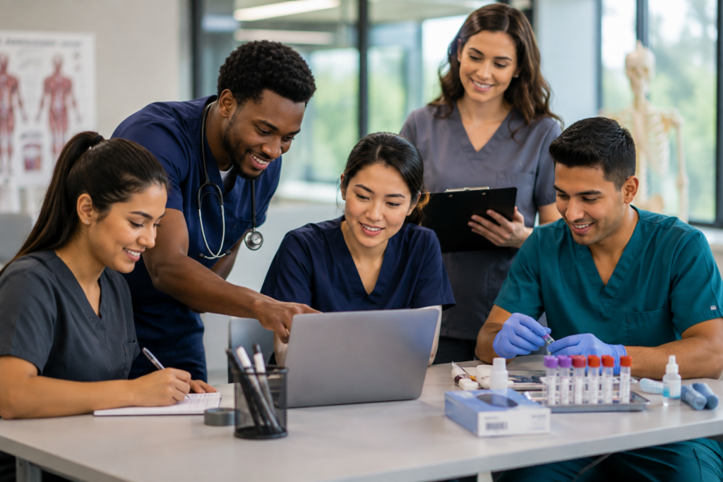 Healthcare professional in a hospital representing the highest-paying entry-level healthcare certifications in 2026.