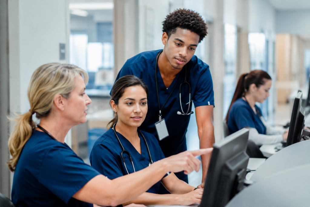 Healthcare apprenticeship programs provide on-the-job learning and mentorship for allied health professionals in a clinical setting.